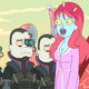 Lots of Star Trek-ness and redheads in this scene.